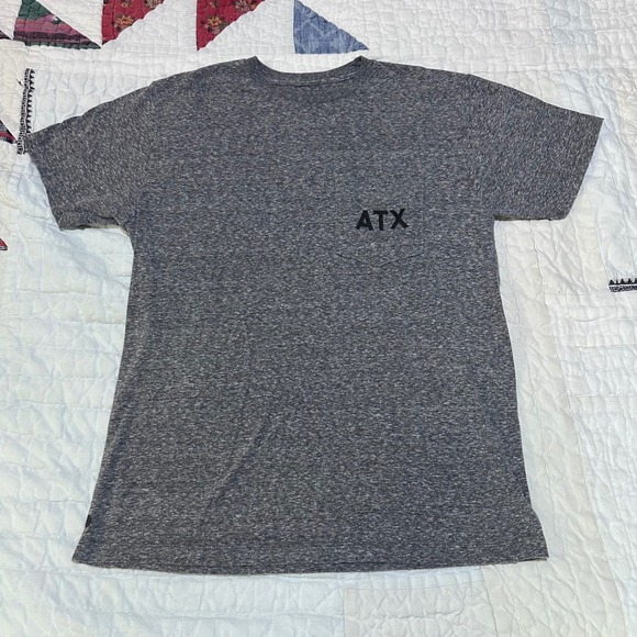 Helm Other - Helm ATX Pocket T-Shirt Gray Mens Large Austin Texas Heathered Tee